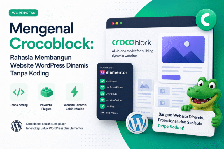Mengenal Crocoblock Rahasia Membangun Website WordPress Dinamis Tanpa Koding